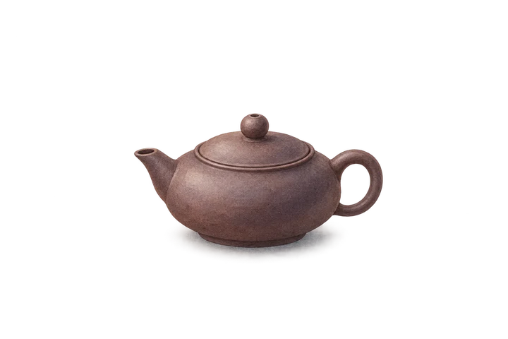 Small unglazed purple-clay gongfu teapot · 紫砂壶